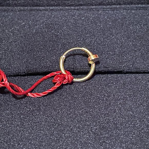 CARTIER Juste Un Clou 18k YG Single Unisex Earring - Picture 5 of 8
